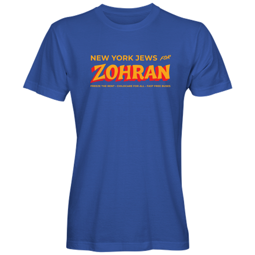 NY Jews For Zohran Adult Tee
