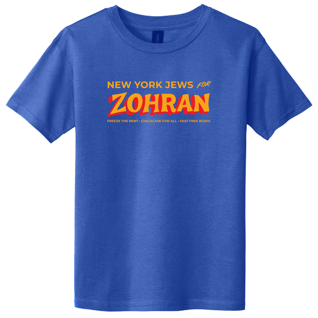 NY Jews for Zohran Youth Tees
