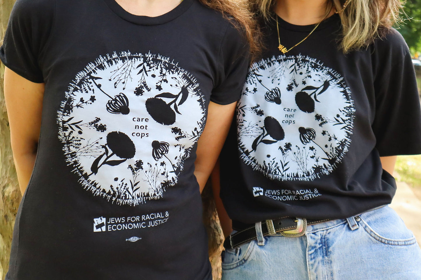 Unisex T-Shirt - care not cops