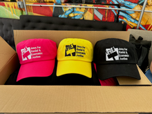 Load image into Gallery viewer, JFREJ Hats - Black, Hot Pink or Yellow
