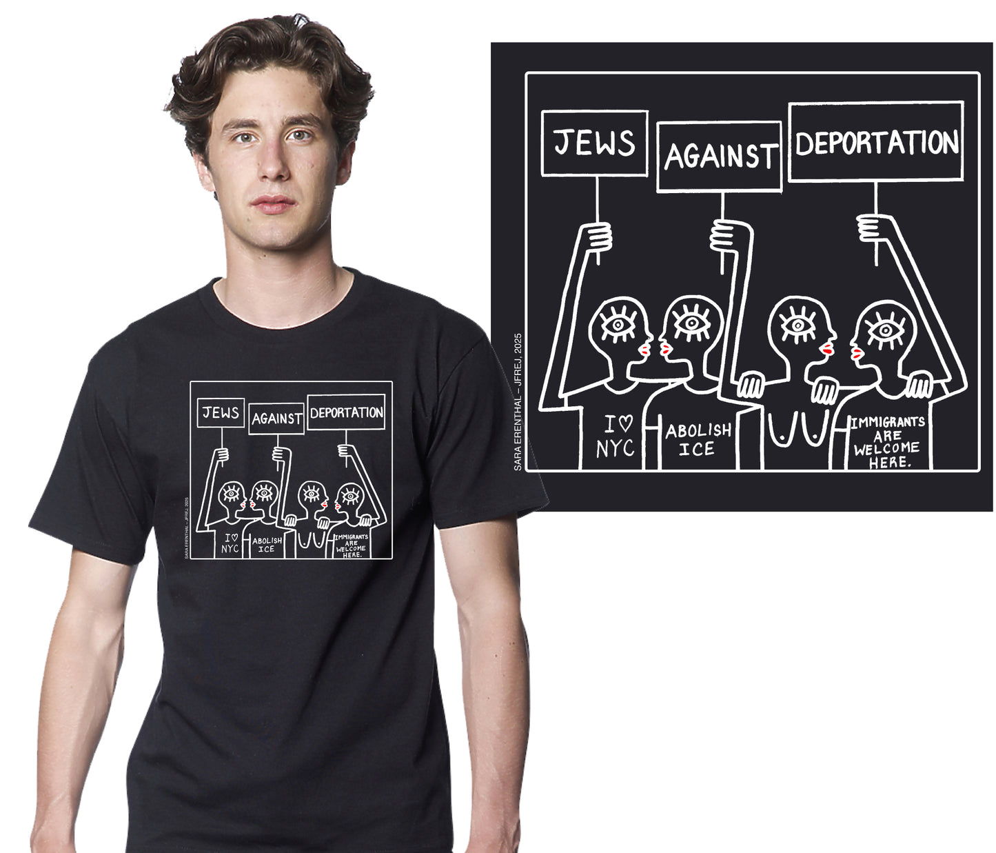 Jews Against Deportation T-Shirt - Pre Order!